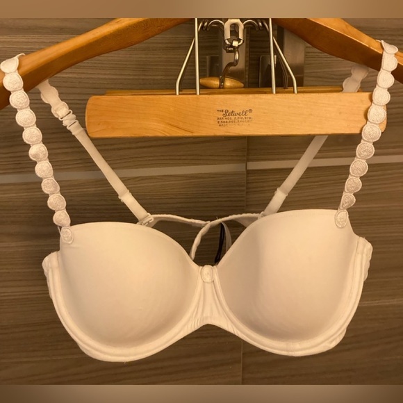 Marie Jo Dottie Bra NWOT 38B White Dottie Style “Show Your Straps on Purpose” - Picture 2 of 10
